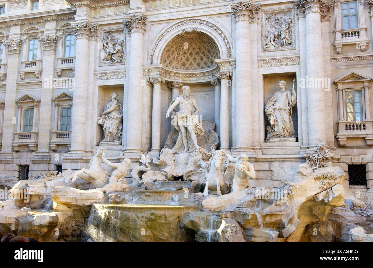 Fontaine de Trevi, Rome, Italie. Banque D'Images
