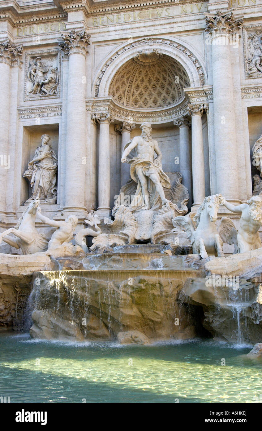 Fontaine de Trevi, Rome, Italie. Banque D'Images