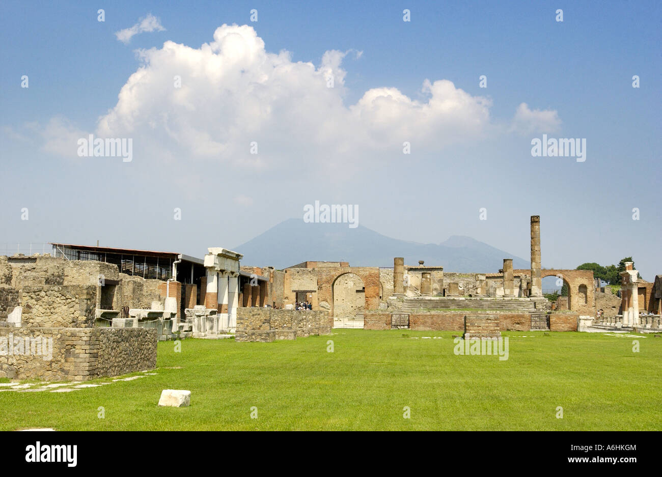 Ruines de Pompéi, Italie Banque D'Images