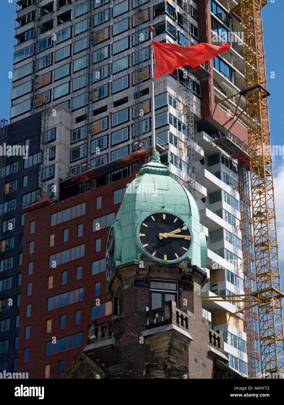 La tour de l'historique La Holland America Line office building Rotterdam Pays-Bas Banque D'Images