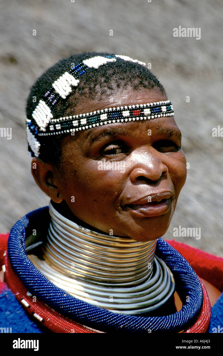 Botshabelo Afrique du Sud Village Ndebele Banque D'Images