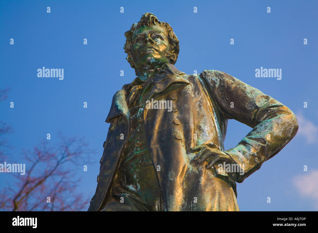 Schinkel Denkmal à Neuruppin, Brandenburg Deutschland Allemagne Banque D'Images