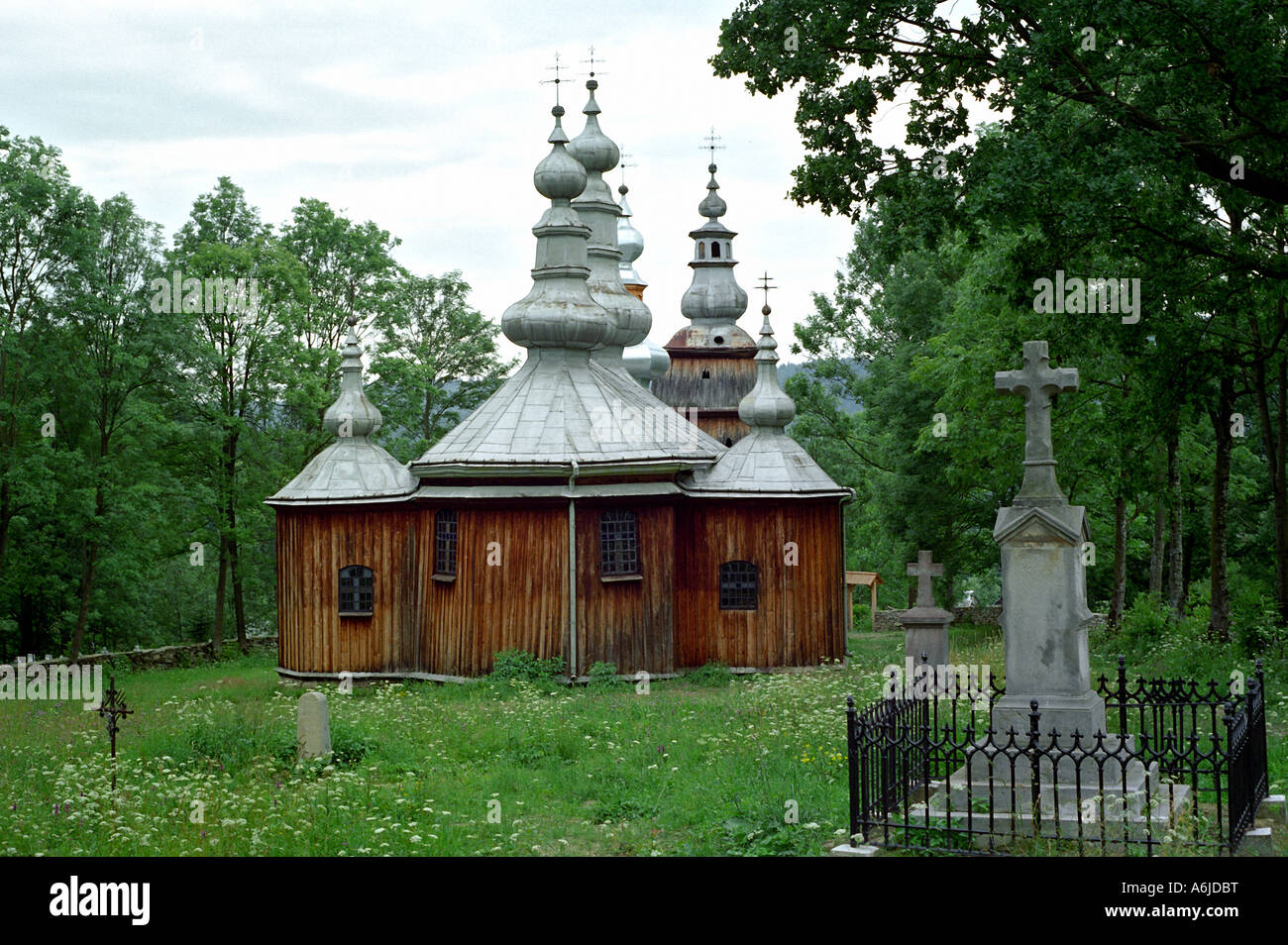 Une église orthodoxe grecque, Turzansk, Pologne Banque D'Images