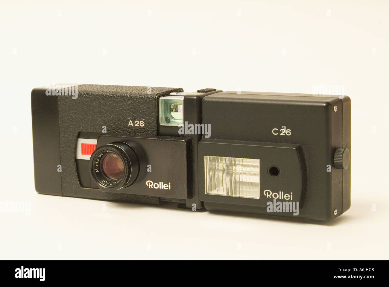 Rollei A26 vers 1973 126 appareil photo appareil photo cartouche fabriquée à Singapour Banque D'Images