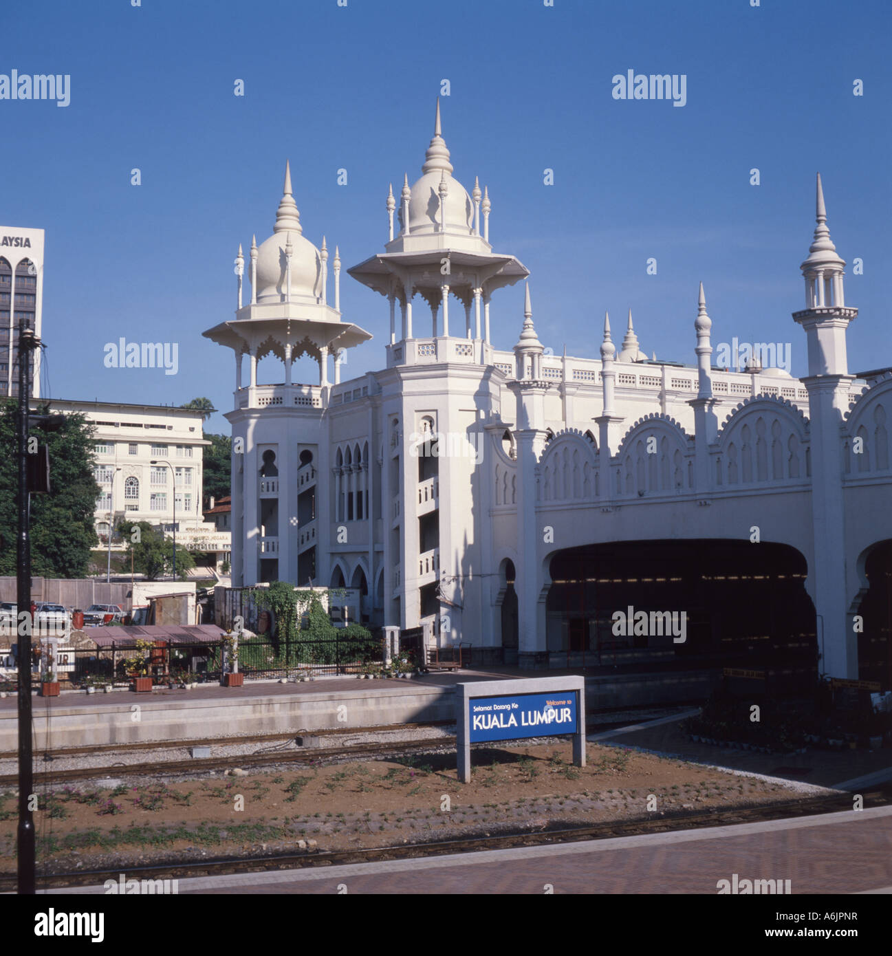 La gare de Kuala Lumpur, Kuala Lumpur, Malaisie Banque D'Images