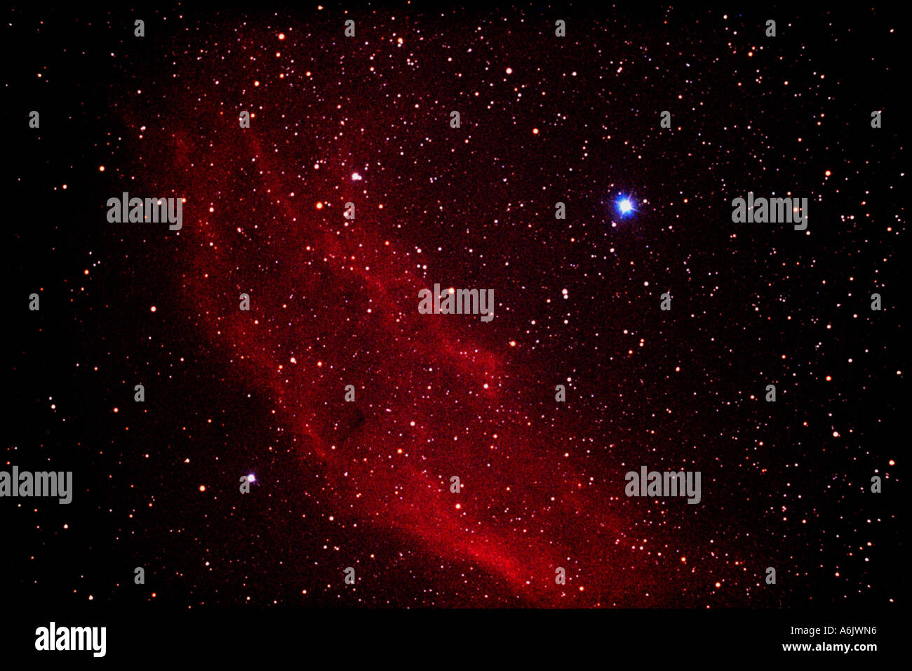 Nébuleuse NGC 1499 Californie, Allemagne, Bade-Wurtemberg Banque D'Images