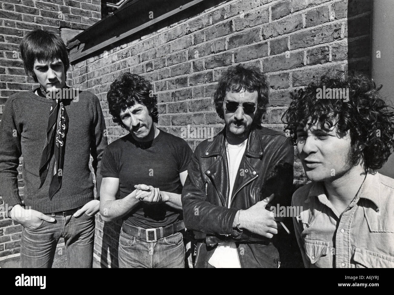FLEETWOOD MAC en mars 1968 De gauche Mick Fleetwood, John McVie, Peter