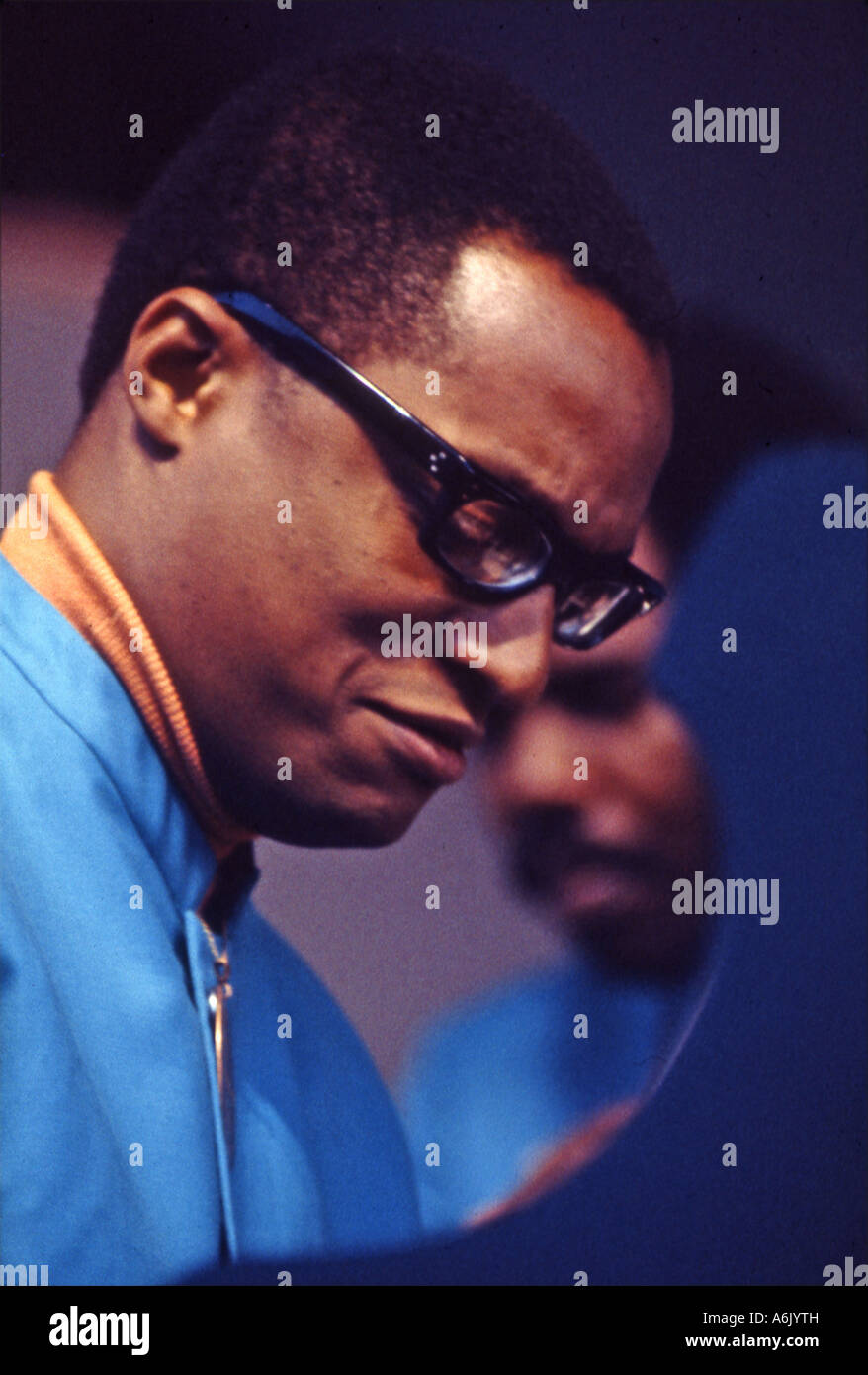 RAMSEY LEWIS, musicien de jazz américain au Newport Jazz Festival de 1968 Banque D'Images