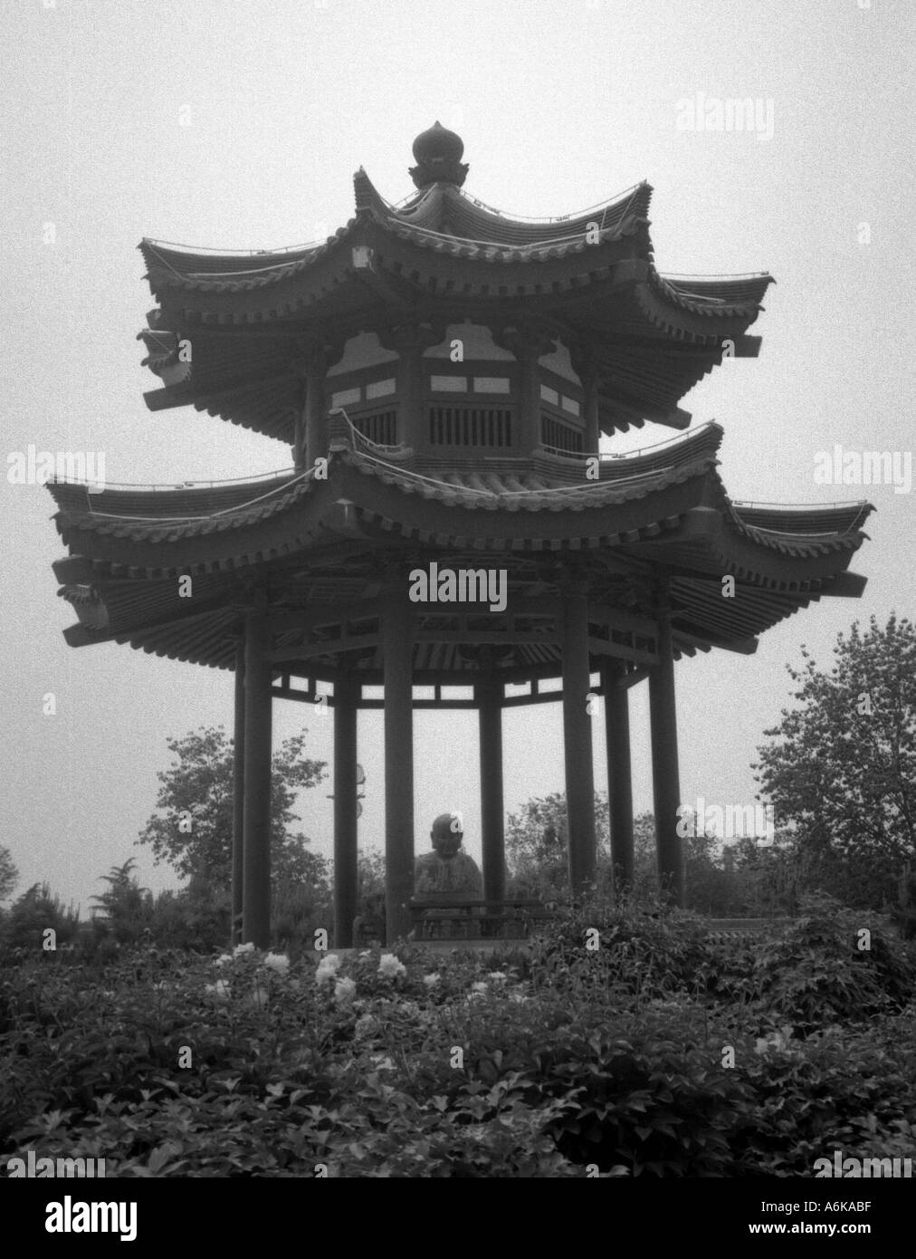 Dayan Ta Xi'an Xian Grande Ancienne capitale de la Chine de l'Asie du Sud-Est asiatique chinois Shaanxi Banque D'Images