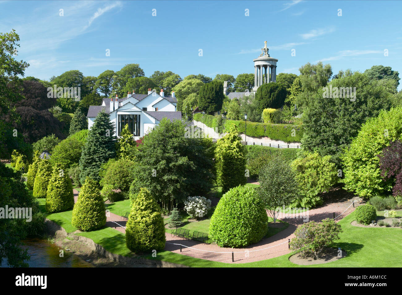 Le Monument National de Burns, Alloway, South Ayrshire, Scotland, UK Banque D'Images
