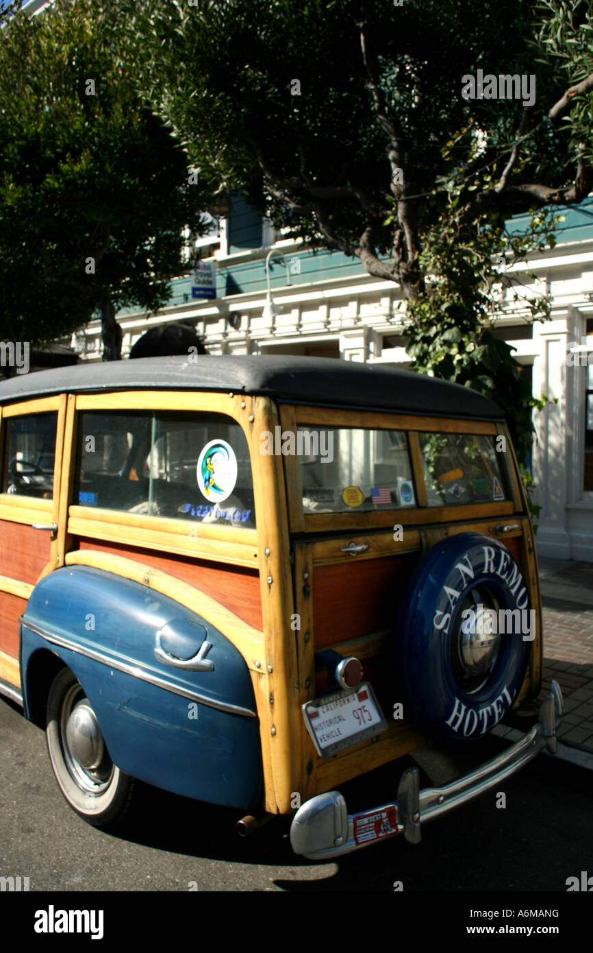 1947 Ford Woody Banque D'Images