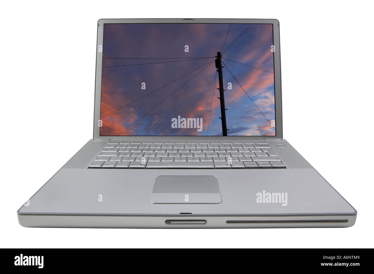 Poteau télégraphique Banque d'images détourées - Alamy