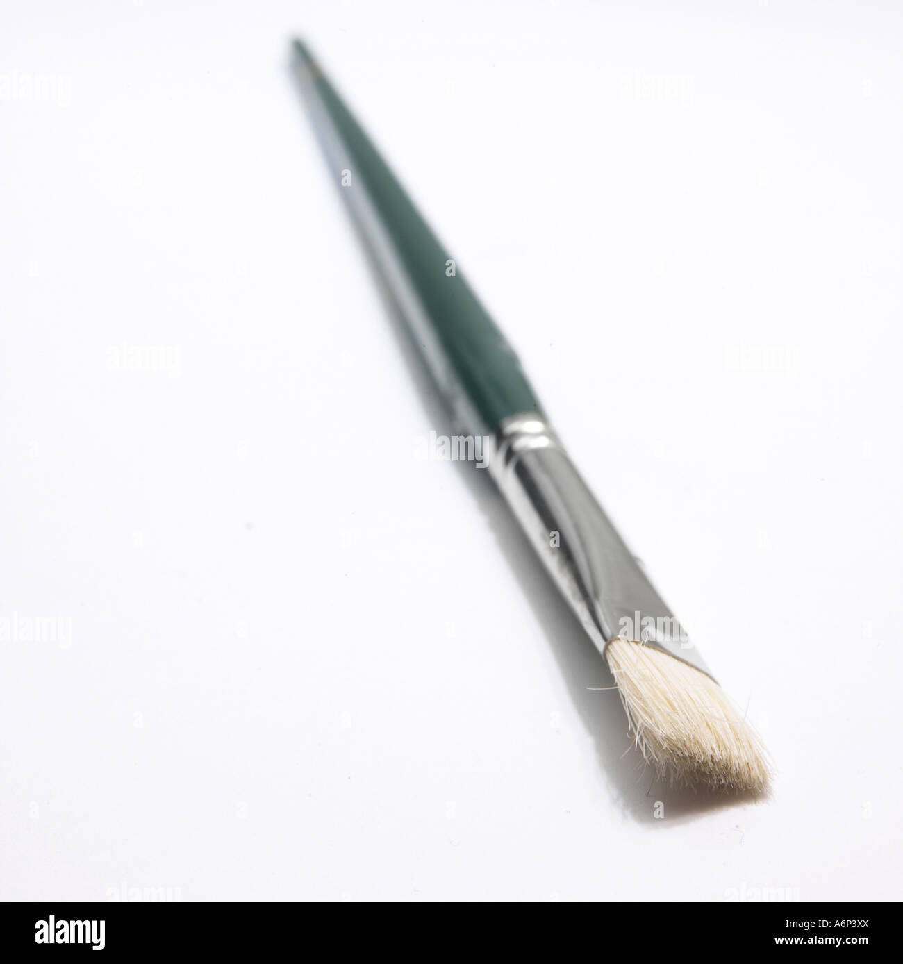 Paintbrush on white Banque D'Images