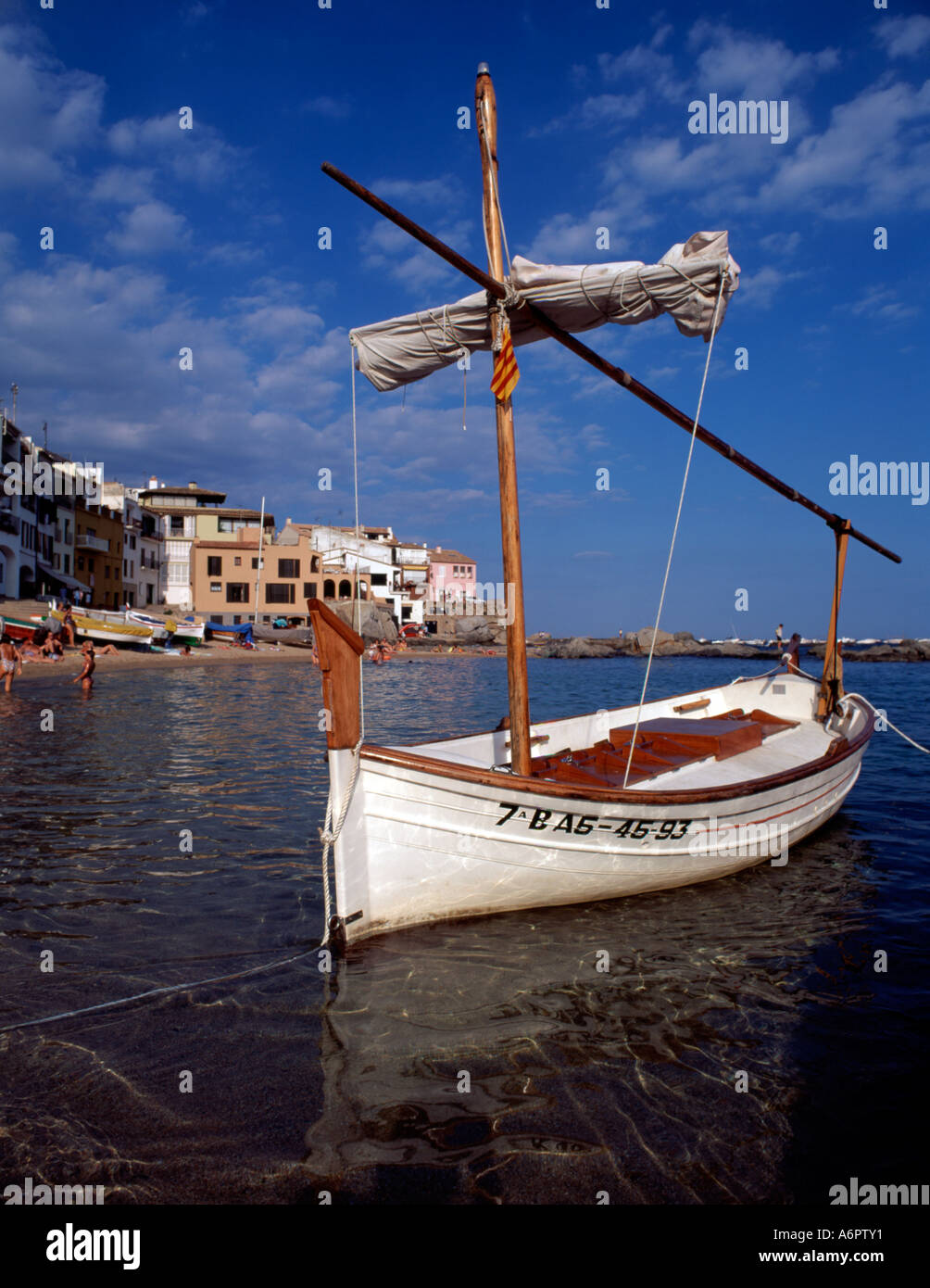 Bateau à voile traditionnel en Espagne Photo Stock - Alamy