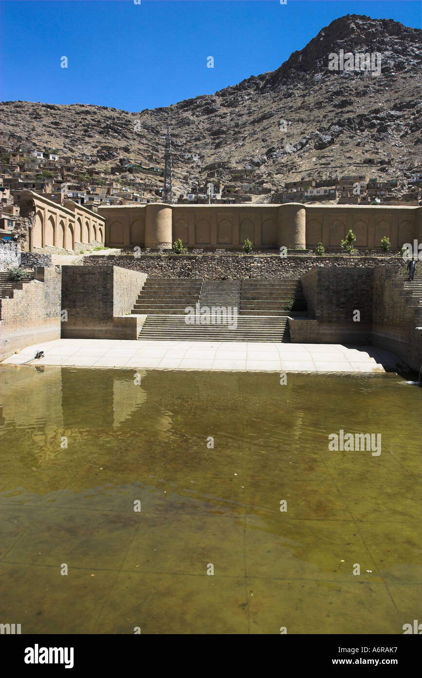 AFGHANISTAN Kaboul Jardins de Babur Babur fondateur de l'empire moghol en Inde Banque D'Images