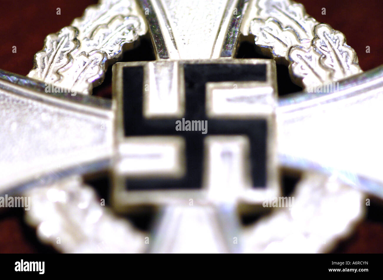 Médailles nazi nazisme seconde guerre mondiale deustch deustchland europe deuxième rouge blanc noir double exposition nationale de s swastika militaire Banque D'Images