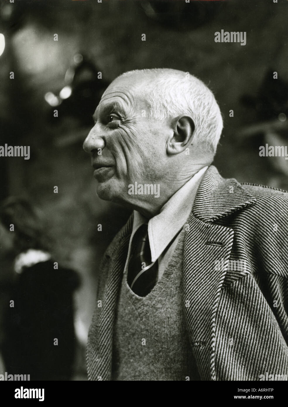 Picasso, Pablo, 25.10.1881 - 8.4.1973, peintre et sculpteur espagnol, portrait, side view, 1963, 20e siècle, Banque D'Images