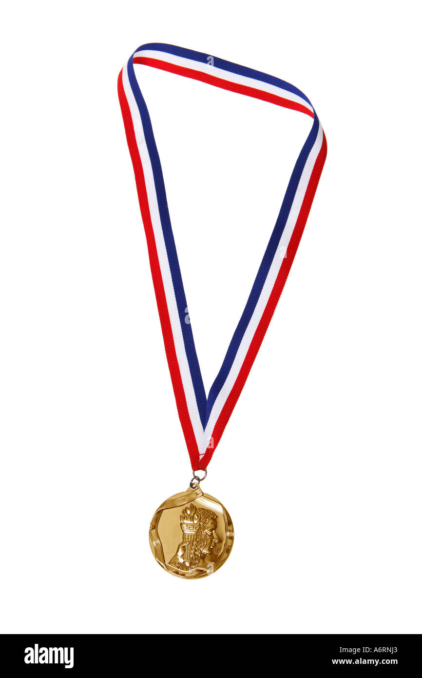 Médaille d’or Banque D'Images