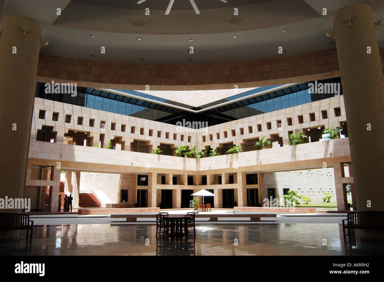 Interiors of Indian School of Business building à Hyderabad Andhra Pradesh Inde Asie Banque D'Images