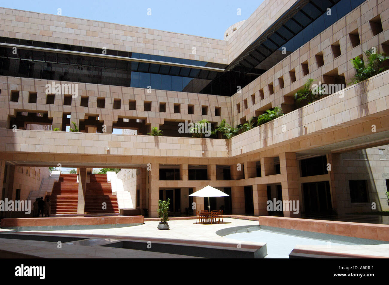 Édifice de l'École de l'Inde dans l'Andhra Pradesh Hyderabad Inde Banque D'Images