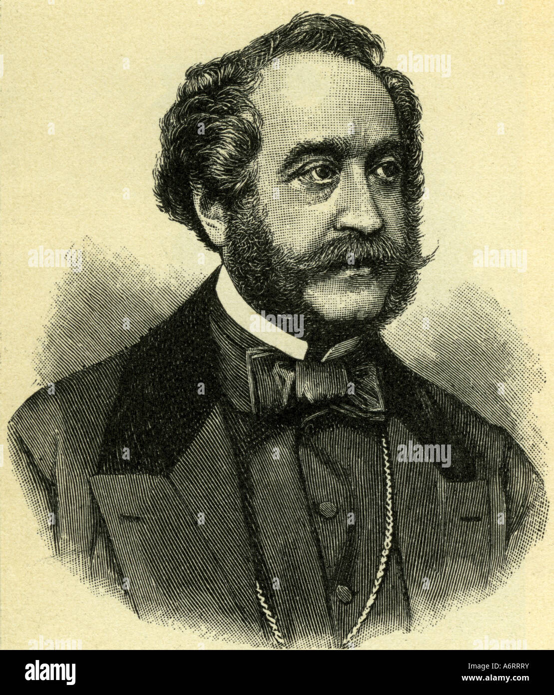 Michaud, Joseph Alfred Agenor Duc d, 14,8 1819 - 18.1.1880, homme politique français, Ministre des affaires étrangères 15.5.1870 - 10.8.1 Banque D'Images