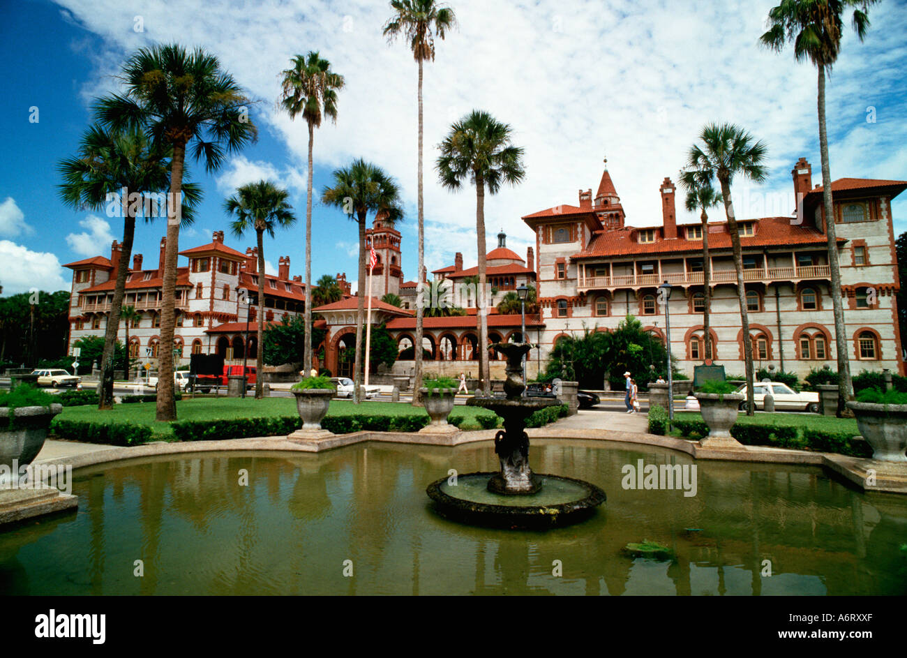 Flagler college collège d'arts libéraux à Saint Augustine en Floride USA Flagler College est situé dans l'ancien hôtel Ponce de Leon Banque D'Images