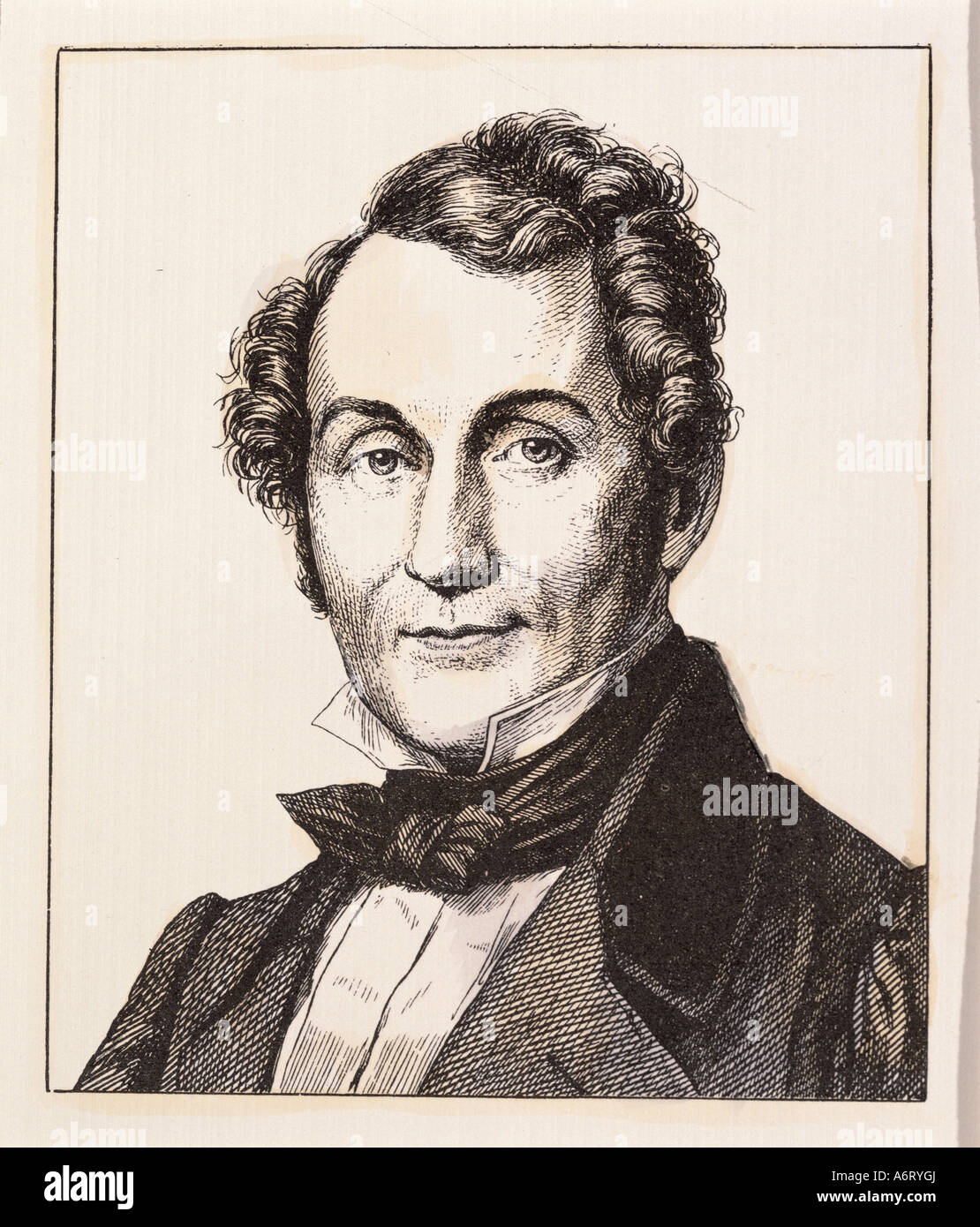 Albert Lortzing,, 23.10.1801 - 21.1.1851, portrait, gravure par Hugo Bürkner, vers 1890, l'Allemagne, 19e siècle, Burkner, Buerk Banque D'Images