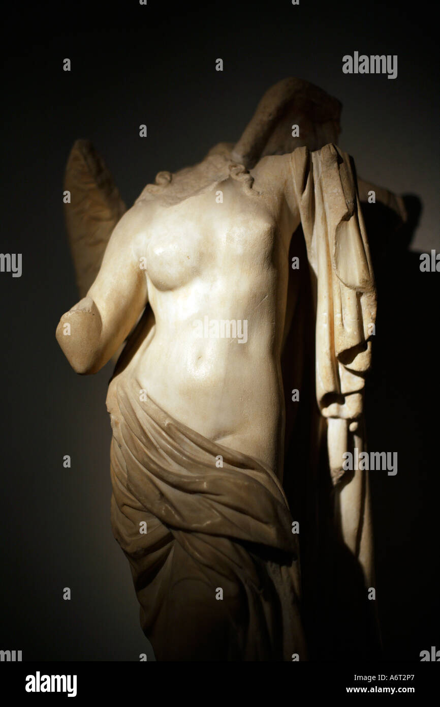 La sculpture romaine au Musée national à Tripoli Libye Banque D'Images