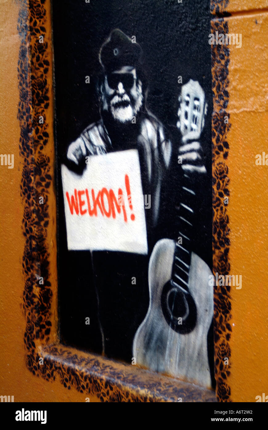 Inscription Club Amsterdam Pays-Bas Banque D'Images