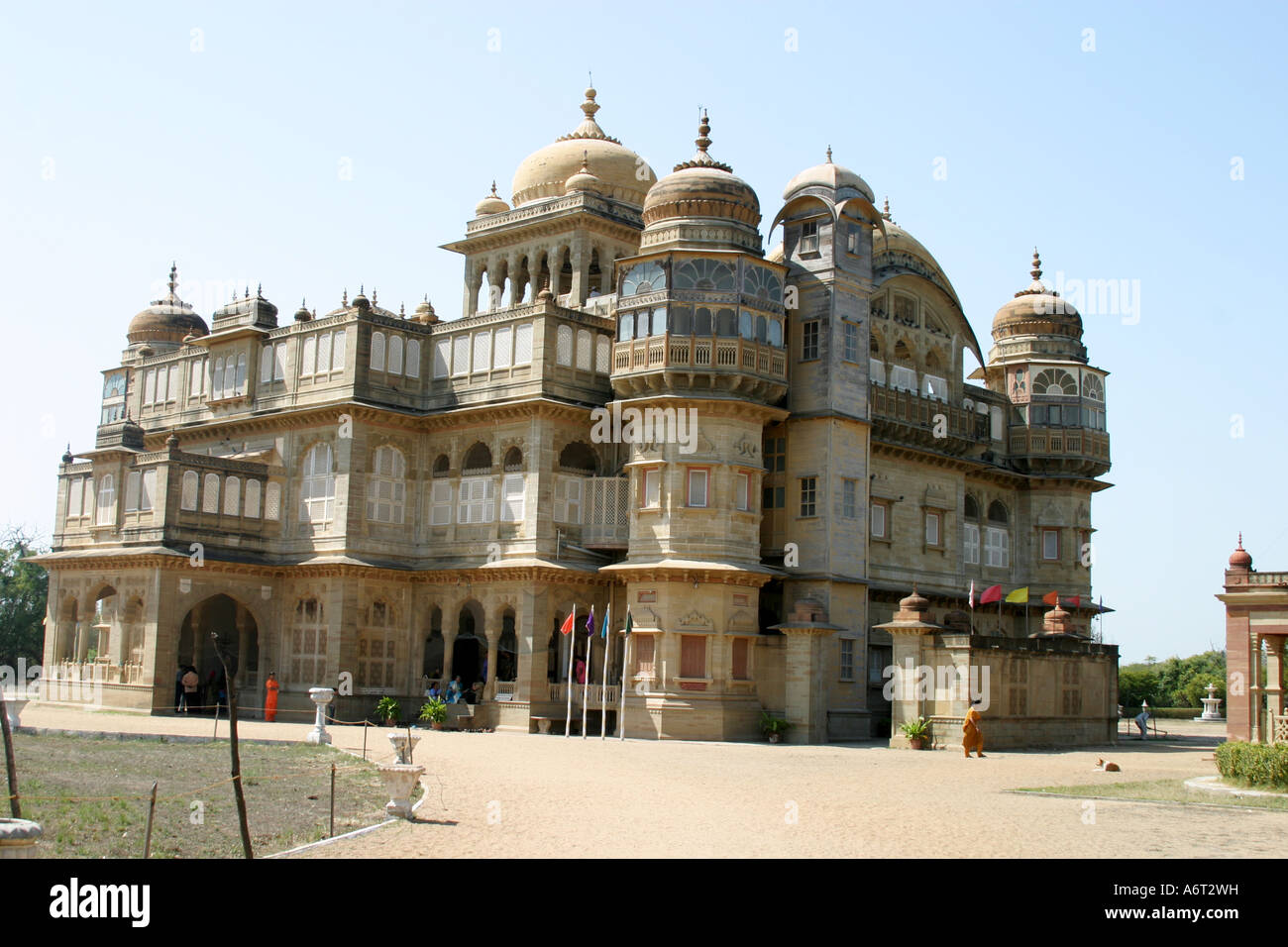 Vijay Vilas Palace, Mandvi,Gujarat Inde Banque D'Images