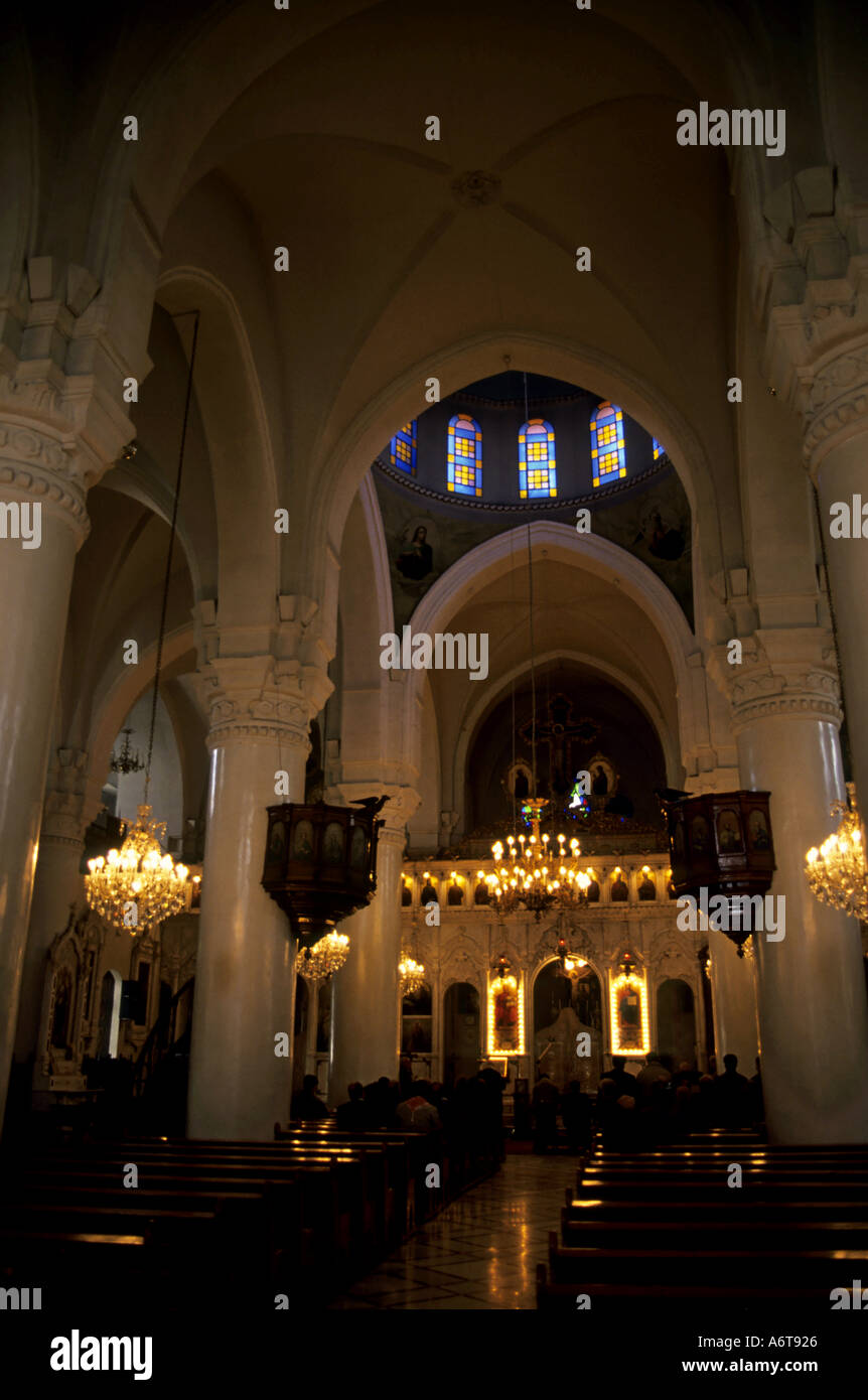 L'intérieur de Damas Syrie Ananias Chapelle Banque D'Images