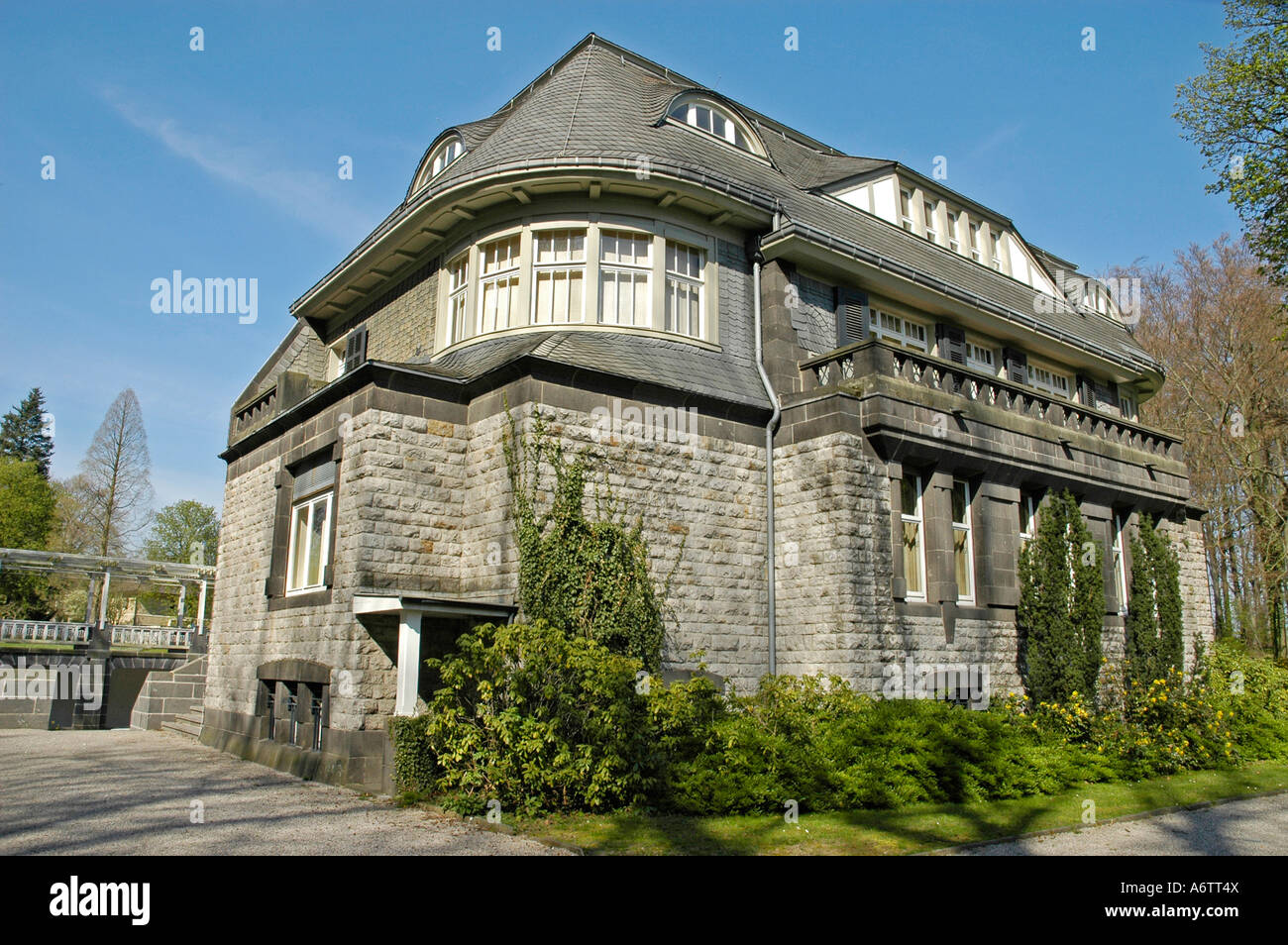 Hohenhof, Musée d'Hagen Impuls, voie de la culture industrielle, Hagen, Rhénanie du Nord-Westphalie, Allemagne Banque D'Images