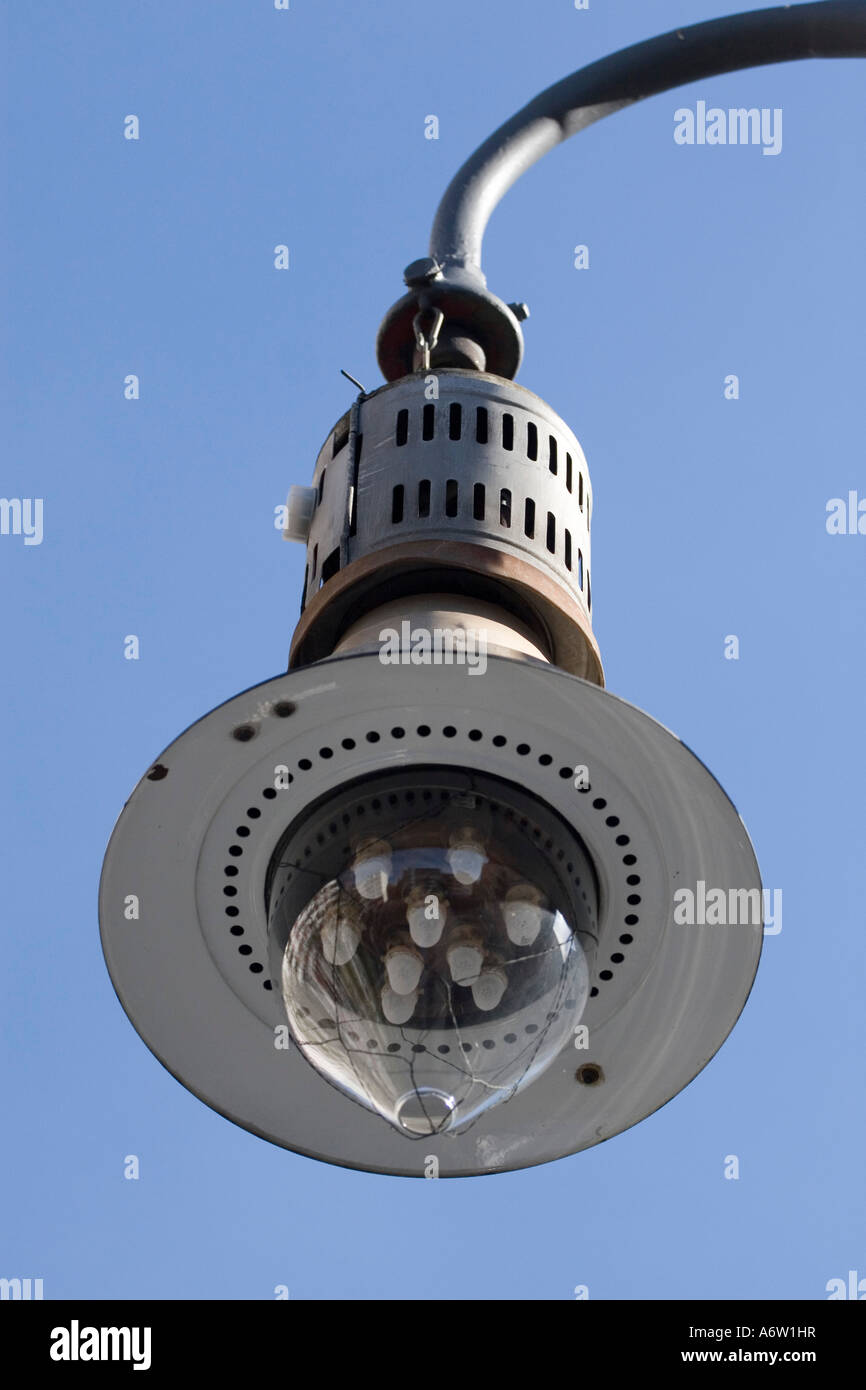 L'ancien gaz street-lampe Banque D'Images
