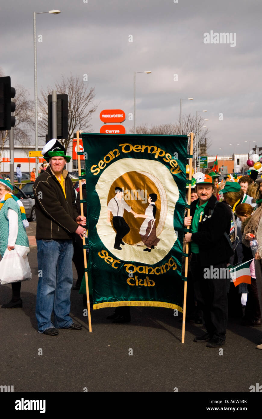 St.Patrick Day Parade Manchester UK 2007 Banque D'Images