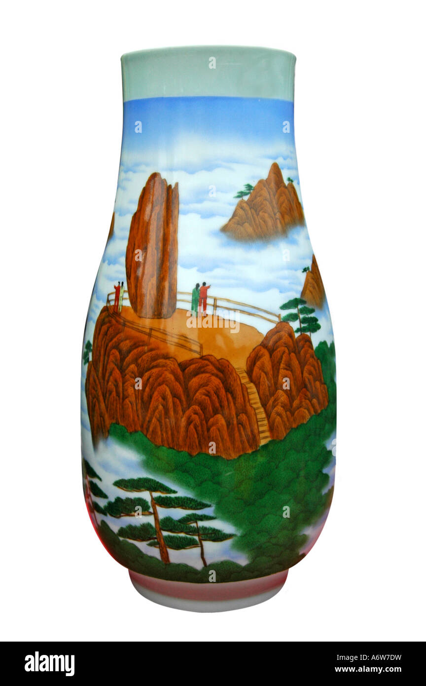 Vase en porcelaine chinoise Banque D'Images