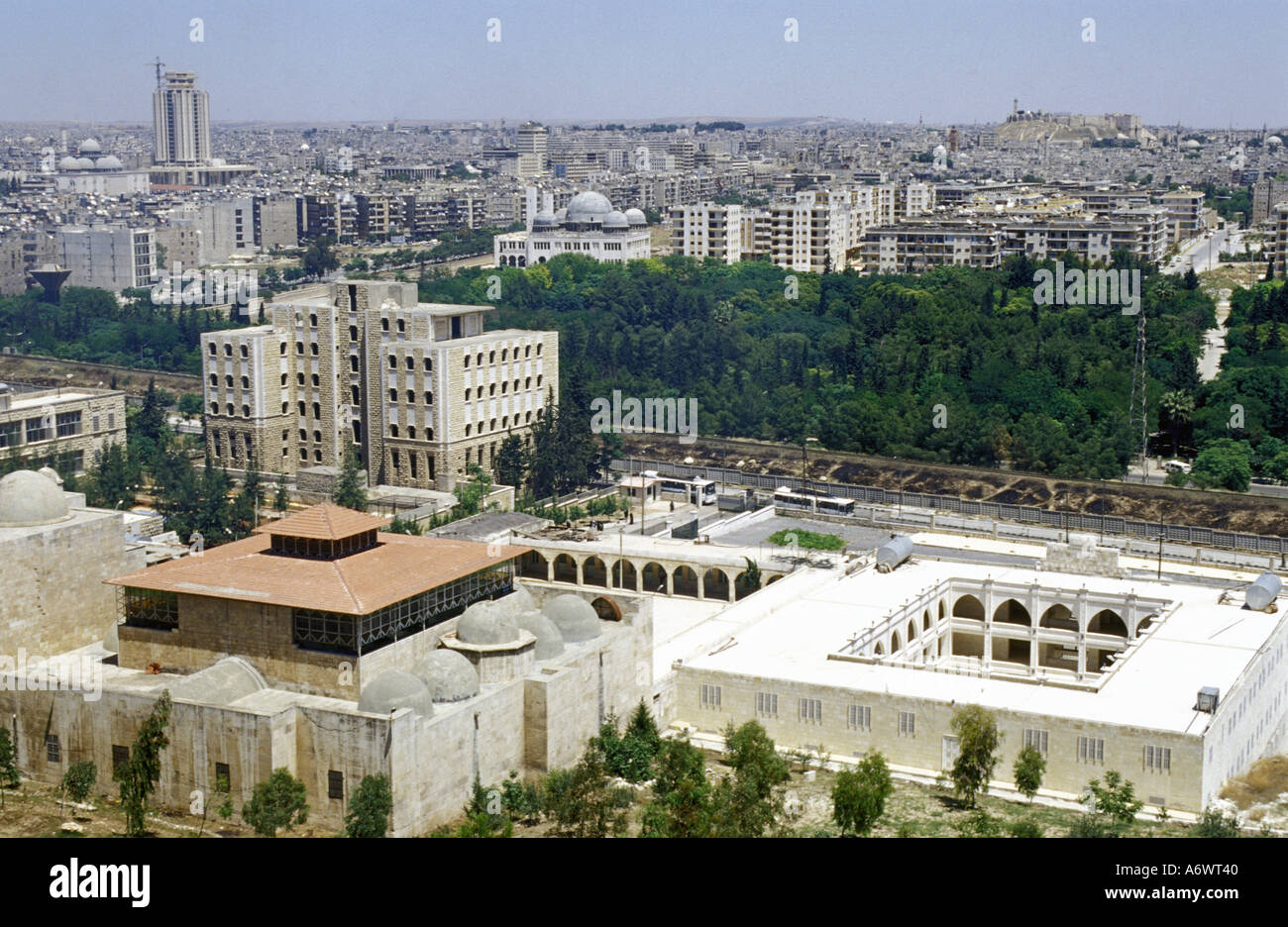 La Syrie, vue d'Alep. Banque D'Images