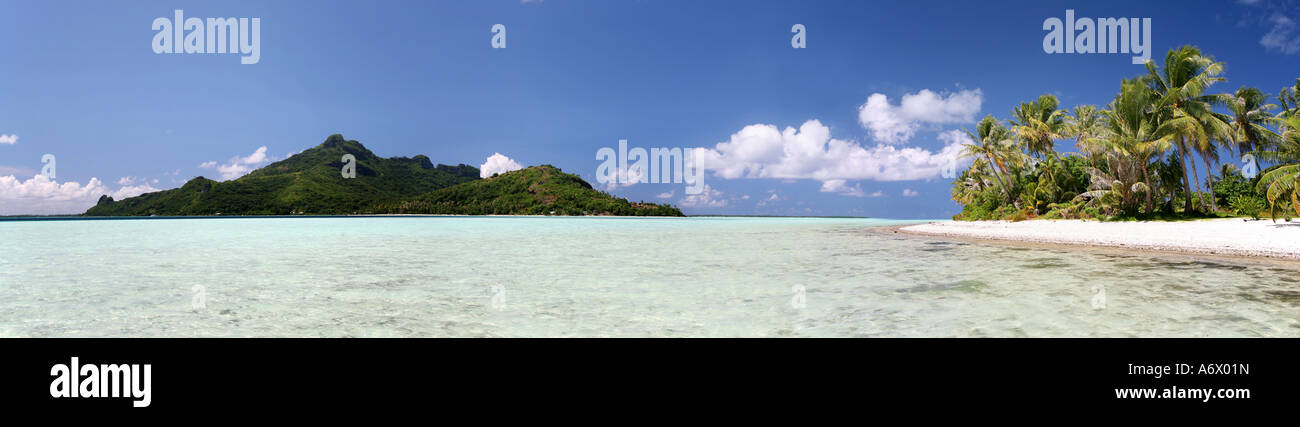 Maupiti Island Pacifique Polynésie Française Iles de la société Banque D'Images