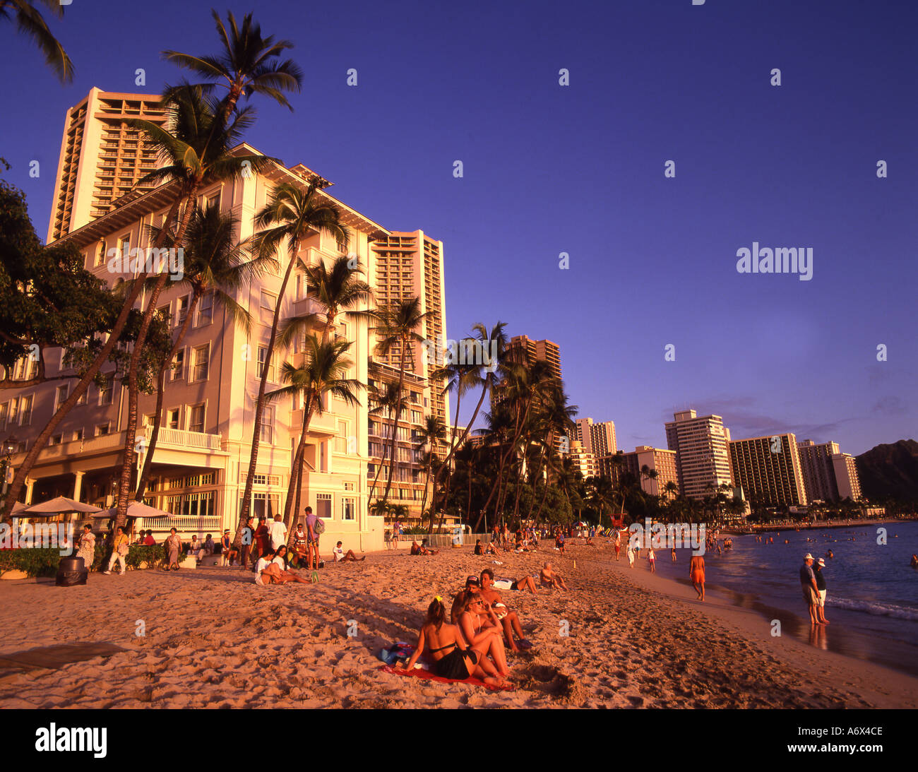 États-unis Hawaii Waikiki Banque D'Images