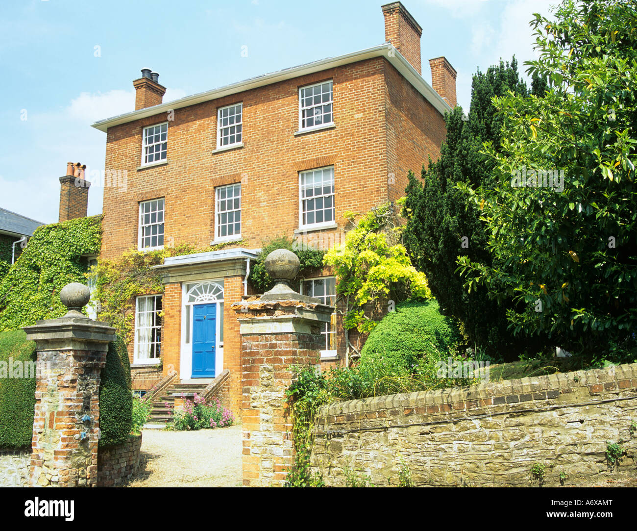 GUILDFORD SURREY UK juin l'ancienne maison de Lewis Carroll, de son vrai nom Charles Dodgson Rev Banque D'Images