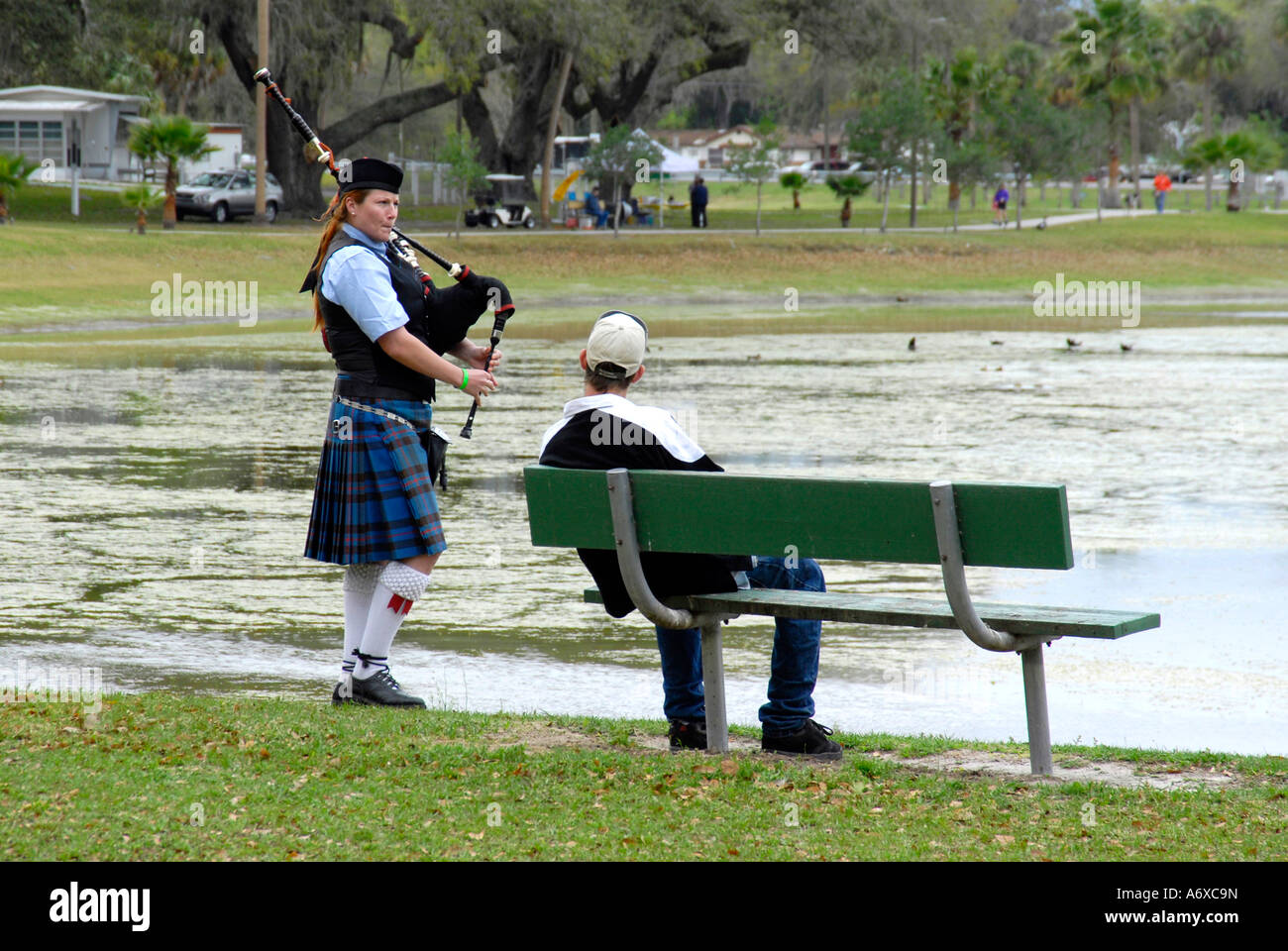 Celtic Scottish Highland Games a tenu à Zephyr Hills Floride Fl Fla Banque D'Images