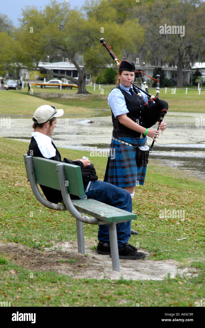 Celtic Scottish Highland Games a tenu à Zephyr Hills Floride Fl Fla Banque D'Images