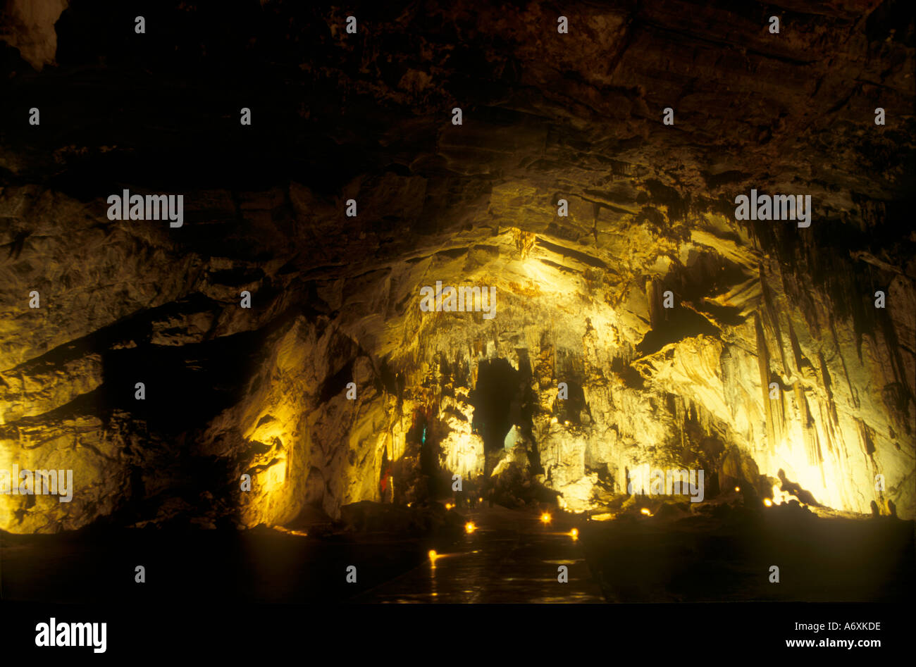 Cacahuamilpa grotte près de Taxco au Mexique Banque D'Images