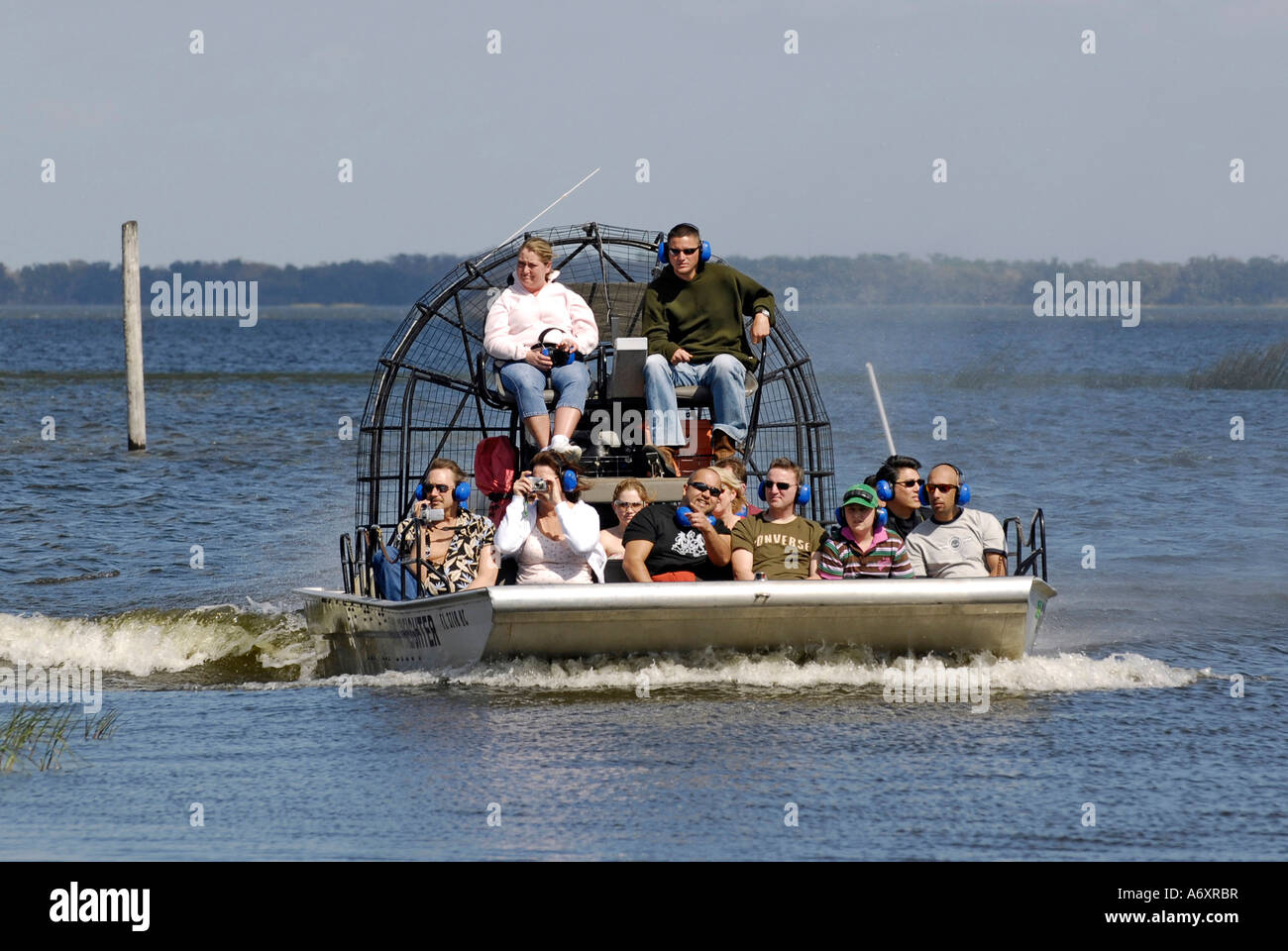 Boggy Creek des virées en bateau sur le lac ouest Toho de Southport Park près de Kissimmee Orlando Disney Theme Park Area Florida-NOUS Banque D'Images