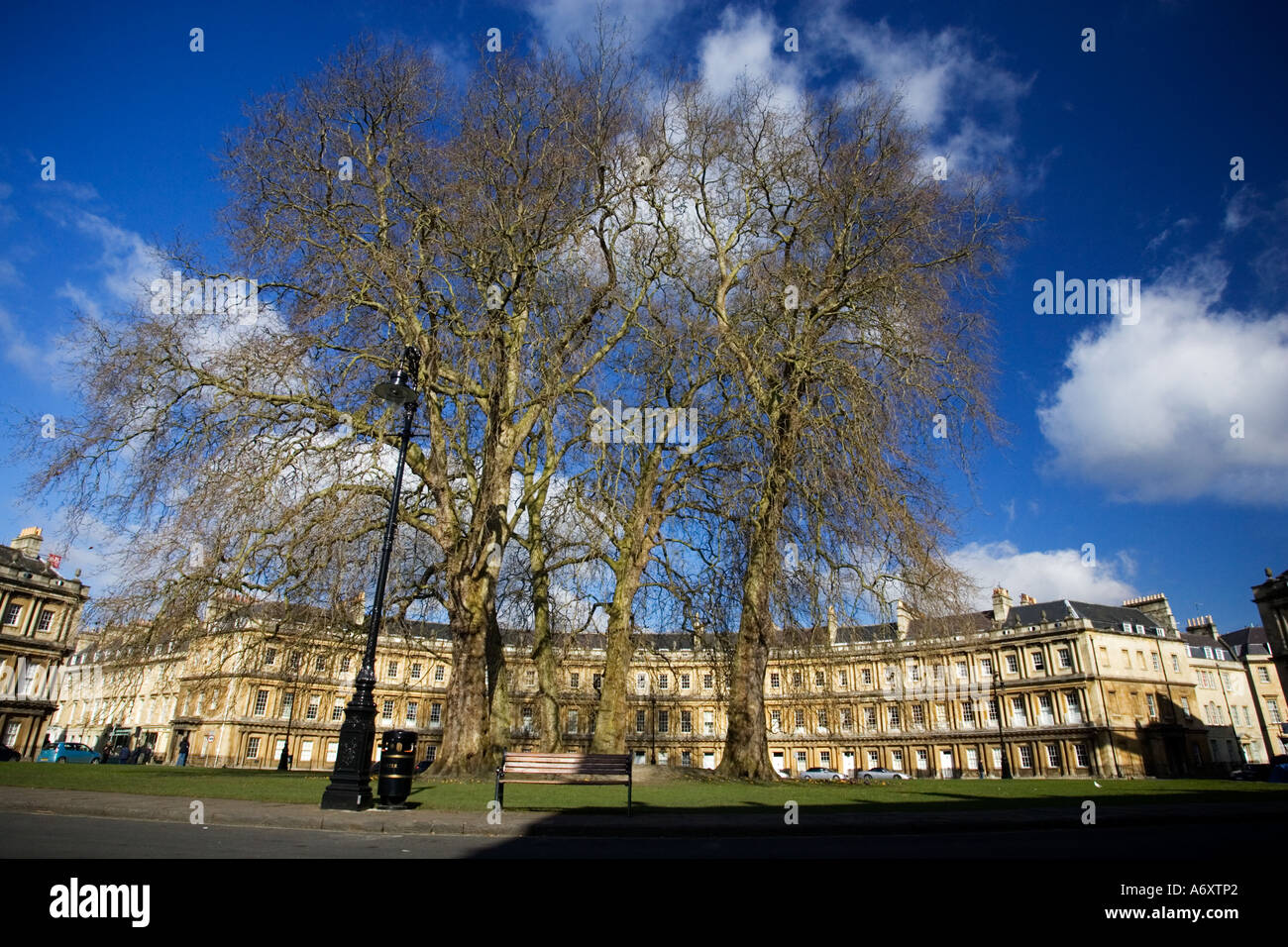 Le Cirque Royal maisons géorgiennes Bath Avon Banque D'Images