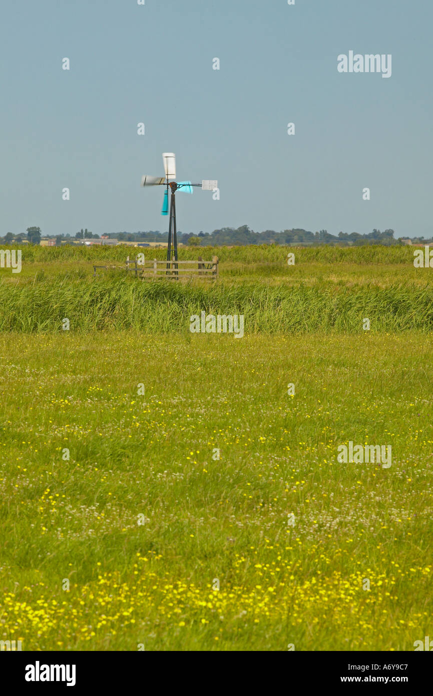 Pompe éolienne à Norfolk Banque D'Images