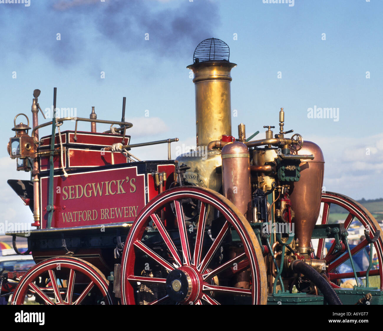 La Grande Vapeur Dorset Fair est un salon annuel présentant les véhicules et machines à vapeur. Le salon a eu lieu dans le Dorset, Banque D'Images