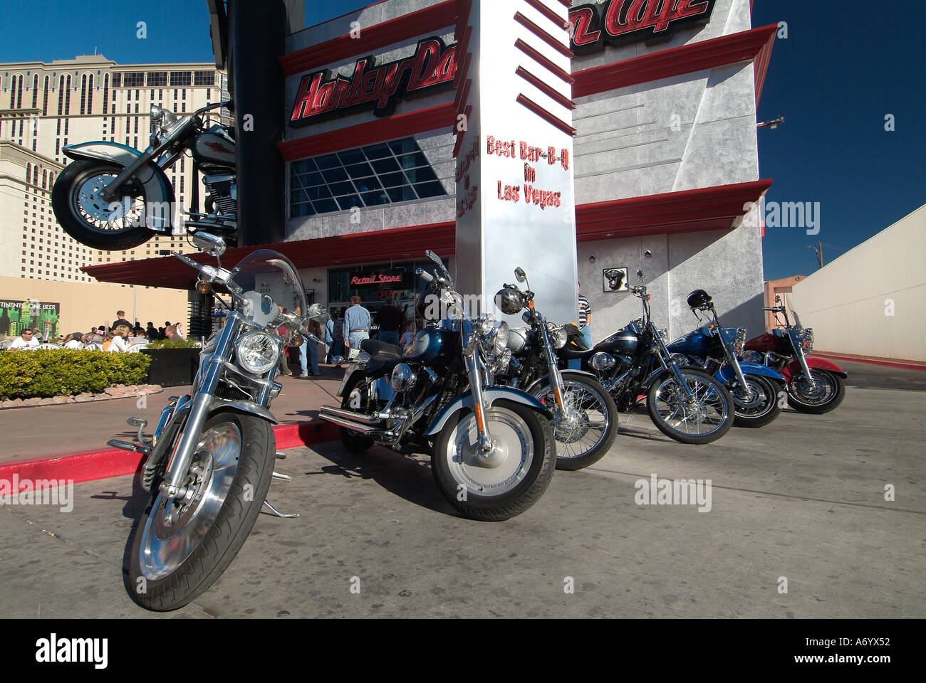 Harley Davidson Cafe Las Vegas Nevada Banque D'Images