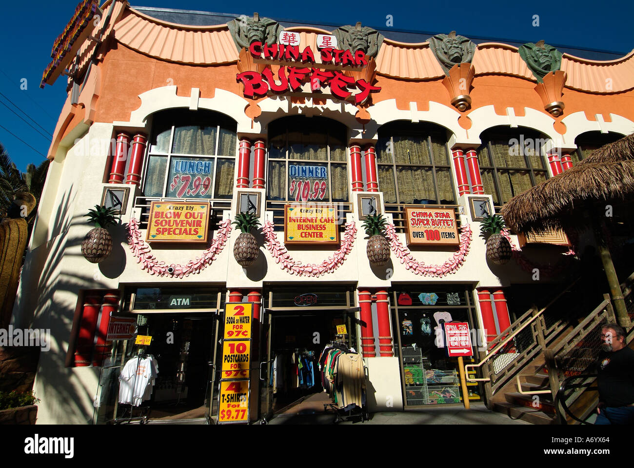 Las Vegas strip en journée Banque D'Images