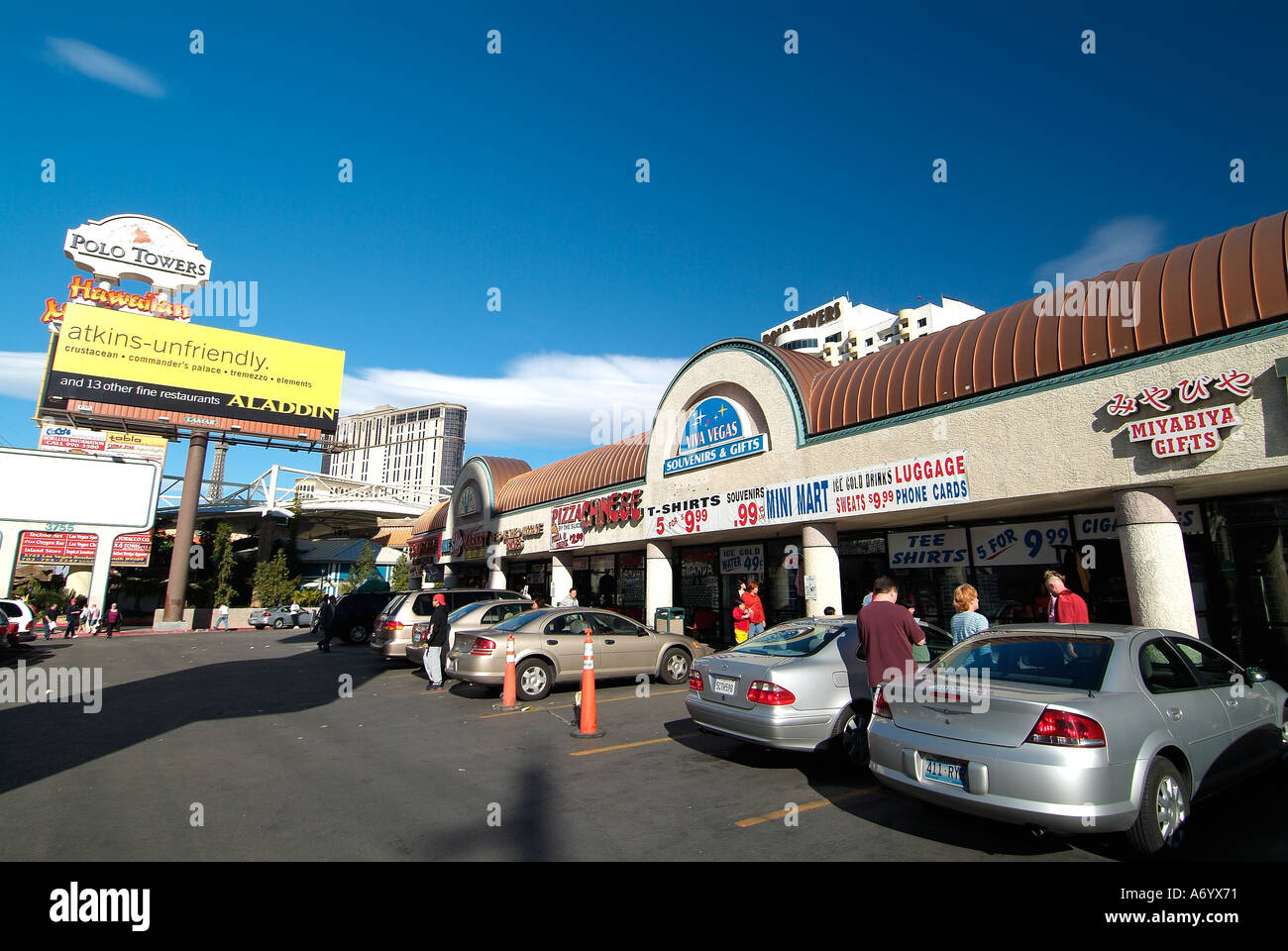 Las Vegas strip en journée Banque D'Images