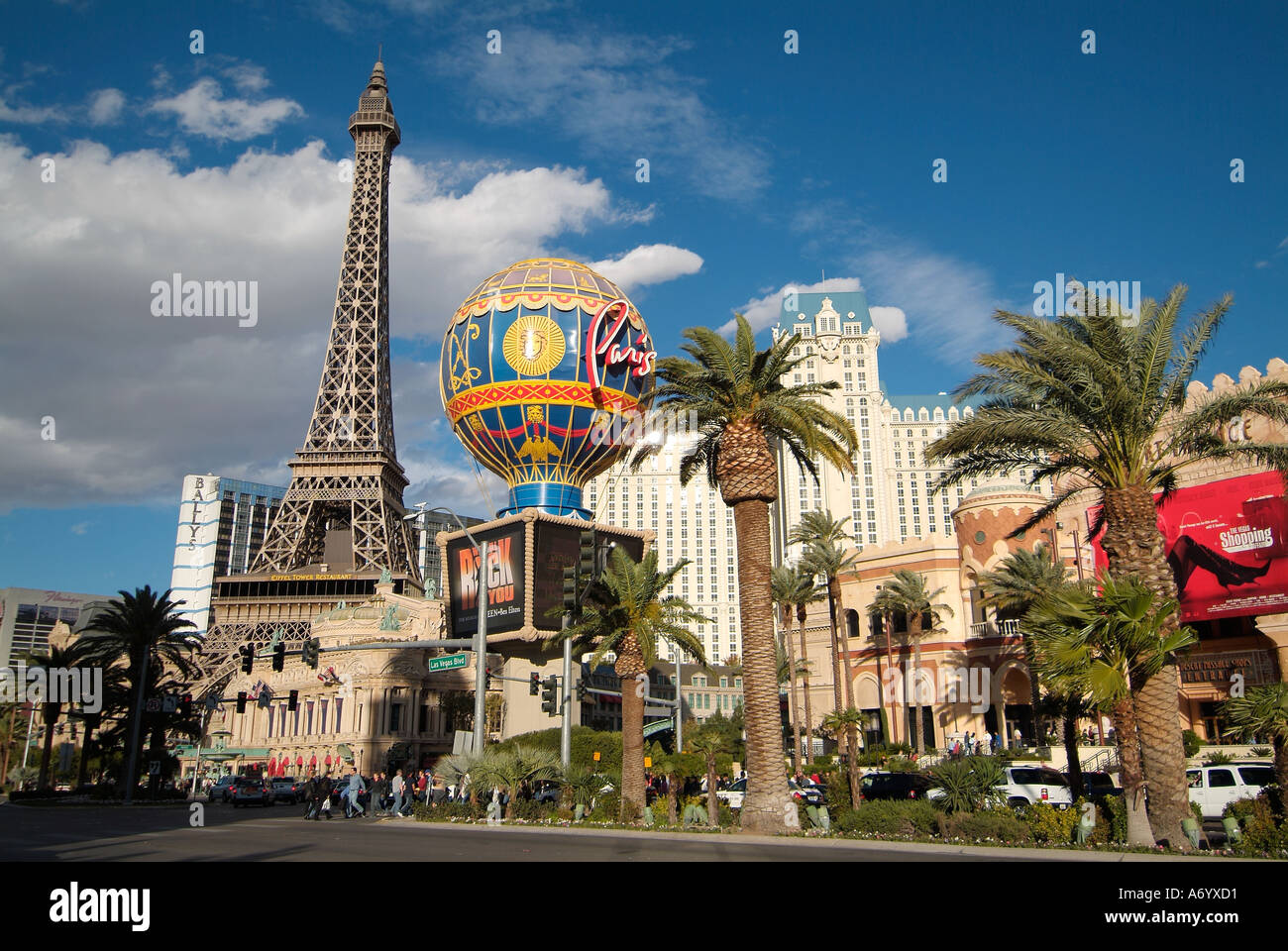 Aladdin casino and hotel à Las Vegas strip en journée Banque D'Images
